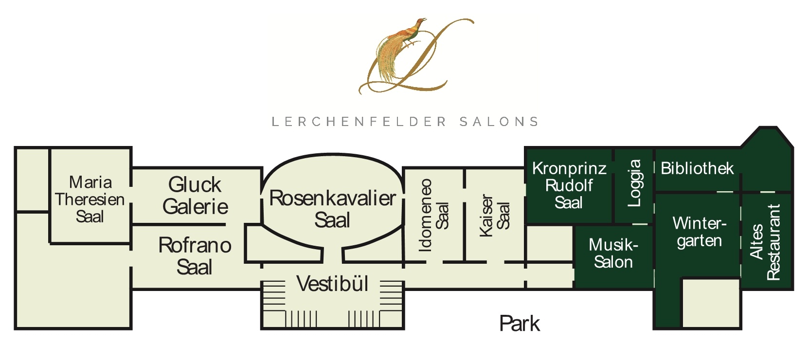 Raumplan Lerchenfelder Salons