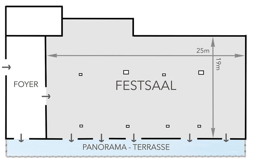 Plan Festsaal