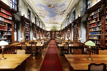 Blick in den Lesesaal der Nationalbibliothek