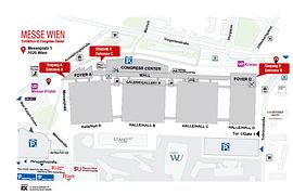 Messe Wien Geländeplan