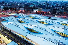 Vienna Main Station from above