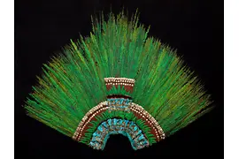 Welt Museum Wien Quetzalfeder Kopfschmuck